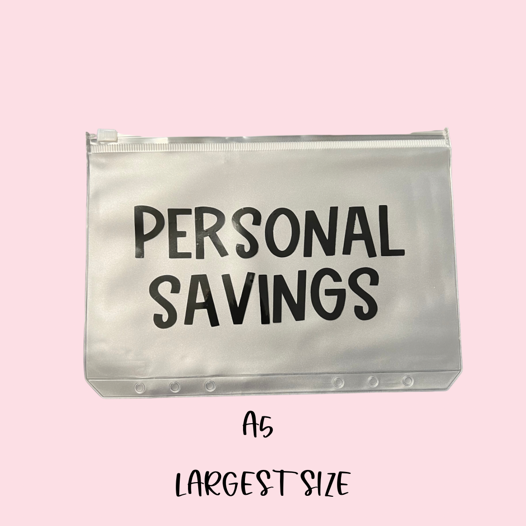 A5 Custom Cash Envelopes