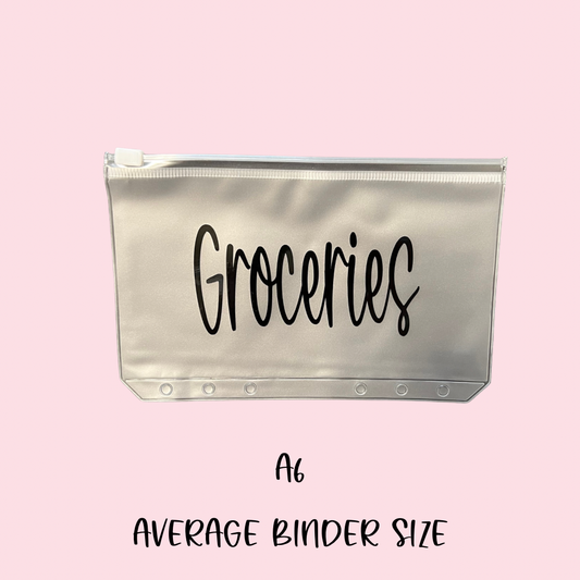 A6 Custom Cash Envelopes