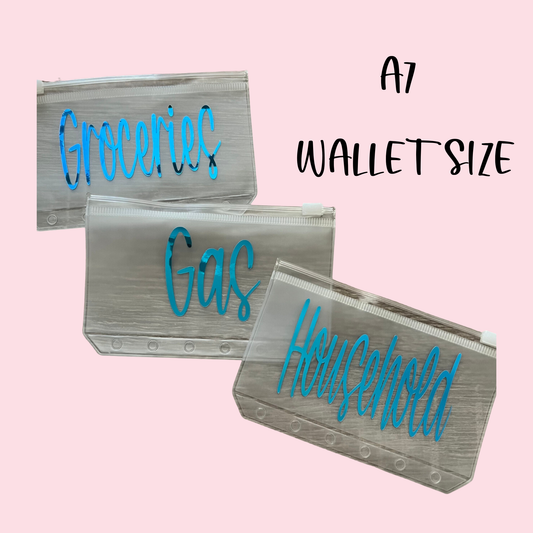 A7 Custom Cash Envelopes