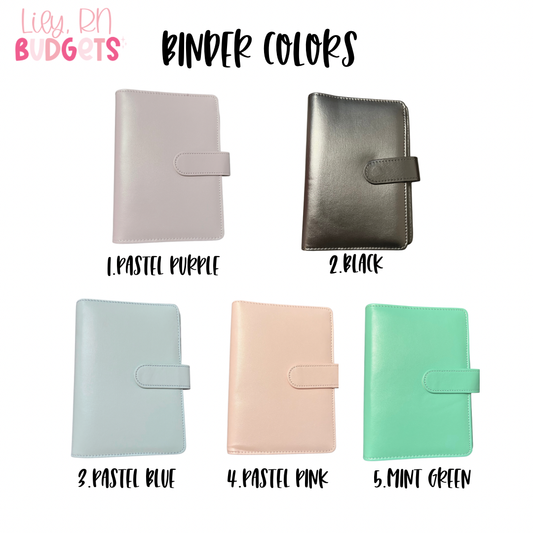 A6 Binder with 6 Custom Envelopes