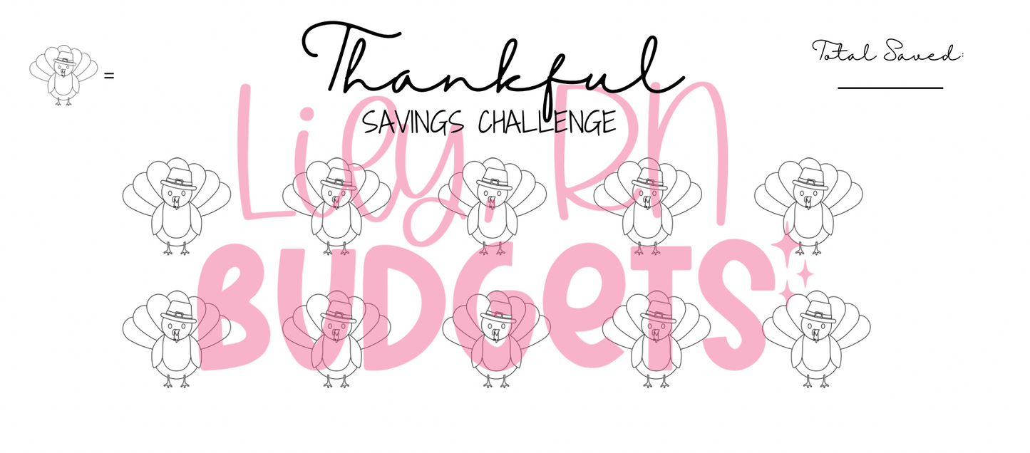 Holiday Savings Challenge Bundle - Digital Download