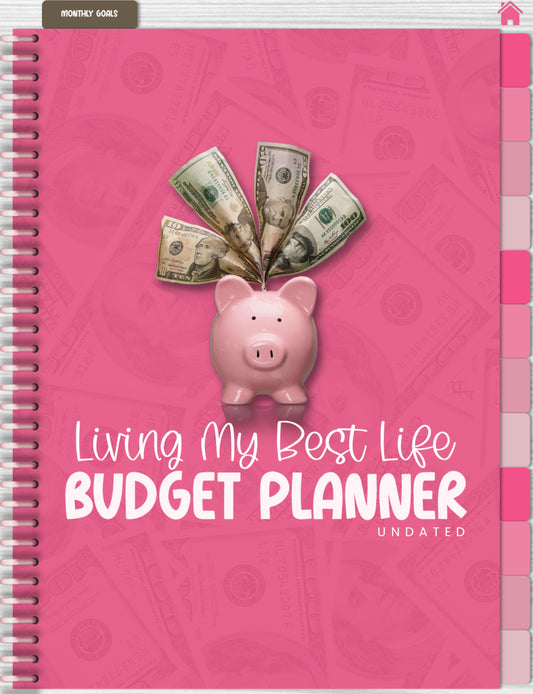 Living My Best Life DIGITAL PLANNER - PINK