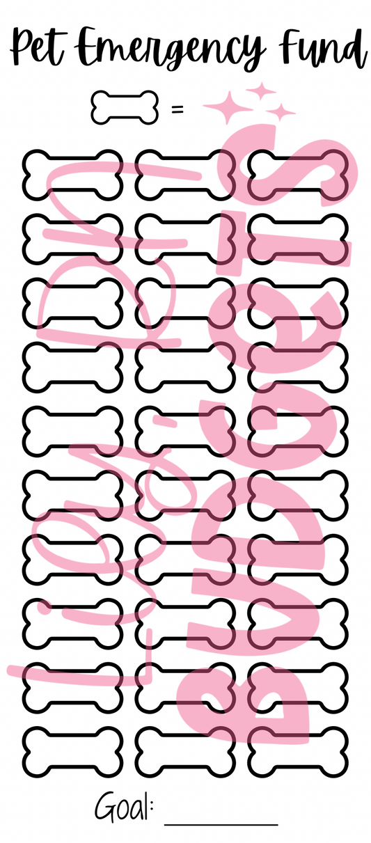 Pet Emergency Fund - Digital Download