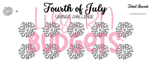4th of July Savings Challenge - Digital Download