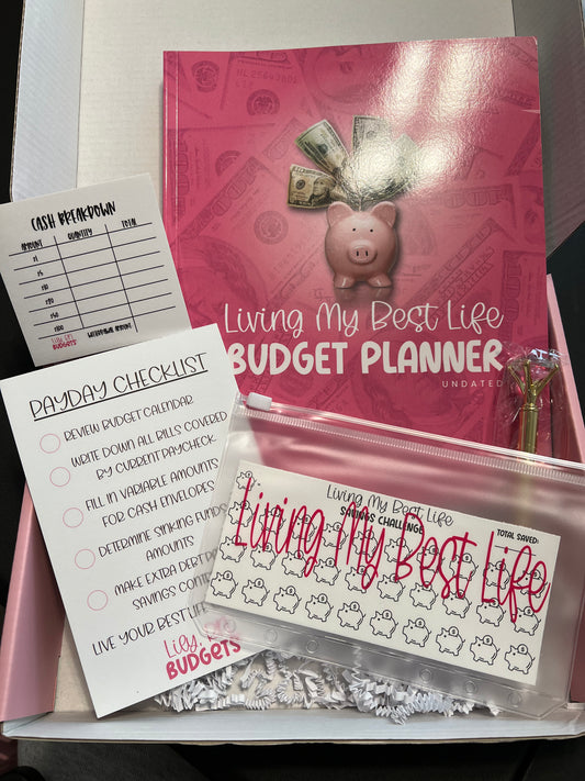 Living My Best Life Budget Planner Bundle - PREORDER - SHIPS OCTOBER 23, 2023!