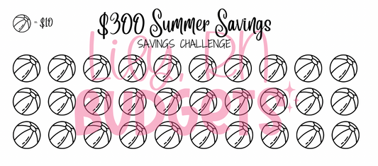$300 Summer Savings Challenge - Digital Download