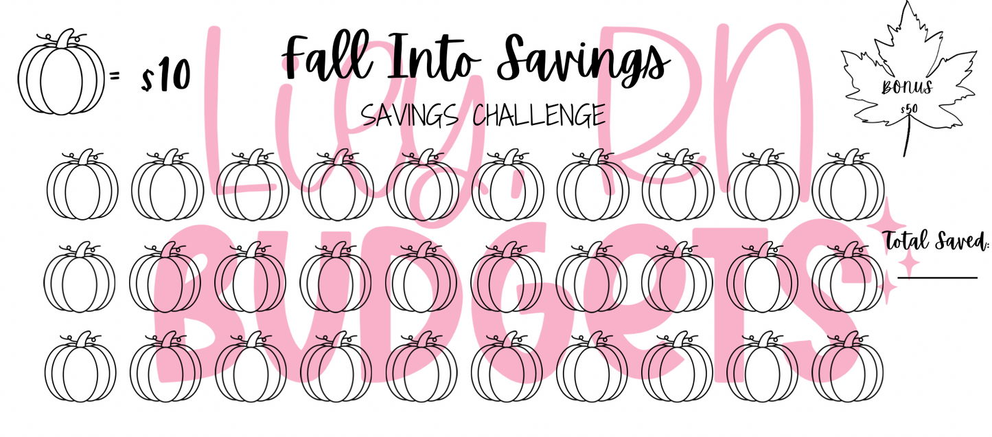 Fall Into Savings - Digital Download