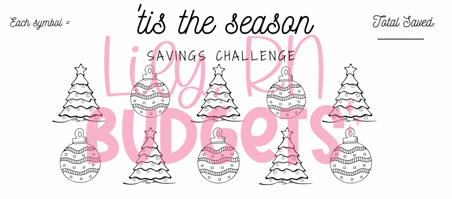 Holiday Savings Challenge Bundle - Digital Download